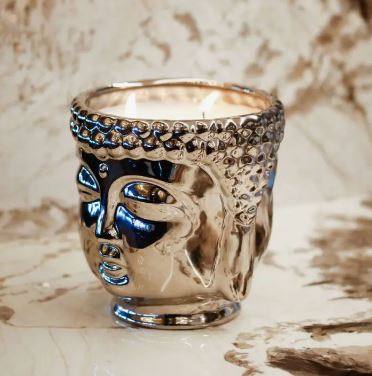 Buddha Candle - Gold/Silver/White