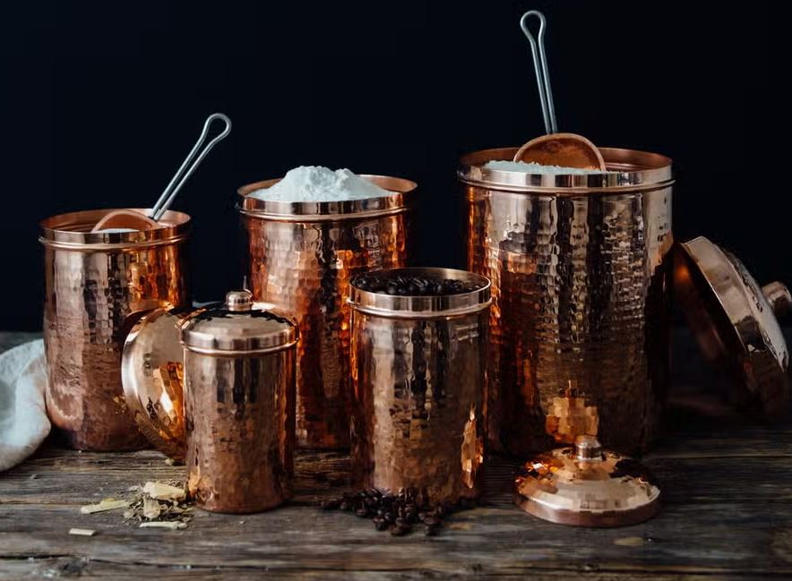 Kitchen Canisters, Set of 3 | Polished | Kitchenware