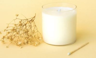 Scented Luxury Onyx Stone Candle with Crackling Wooden Wick & Deluxe Satin Soy Wax