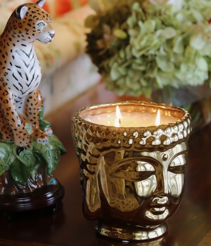 Buddha Candle - Gold/Silver/White