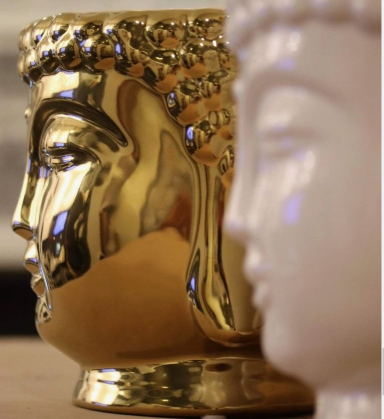 Buddha Candle - Gold/Silver/White