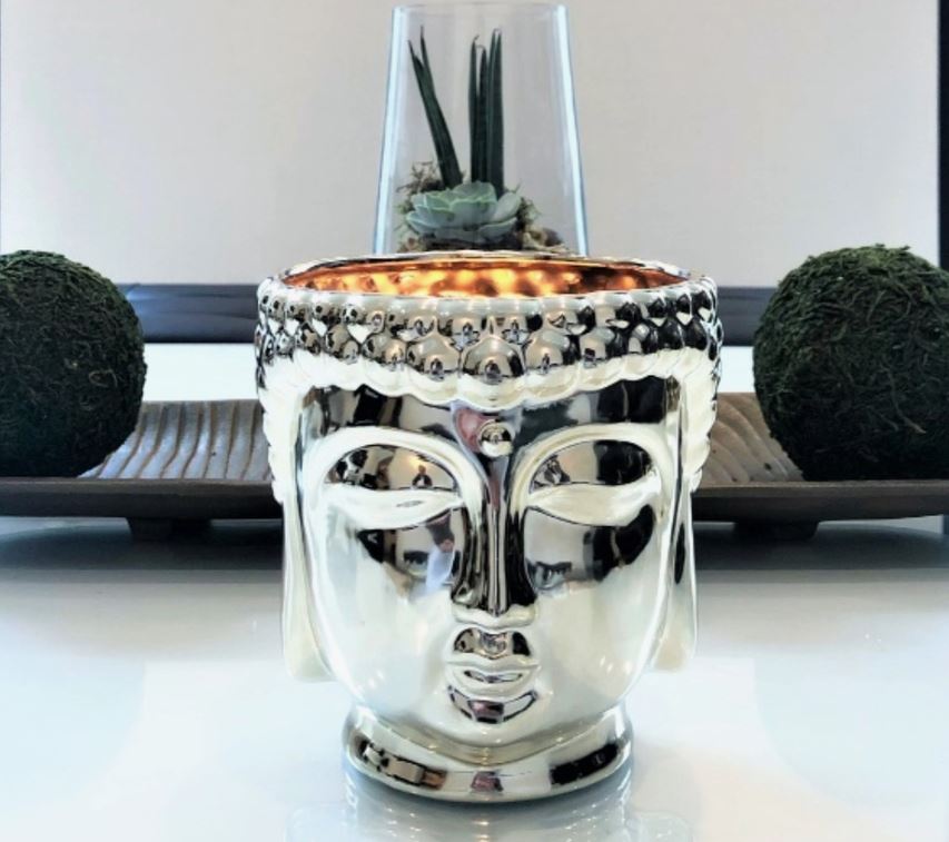 Buddha Candle - Gold/Silver/White