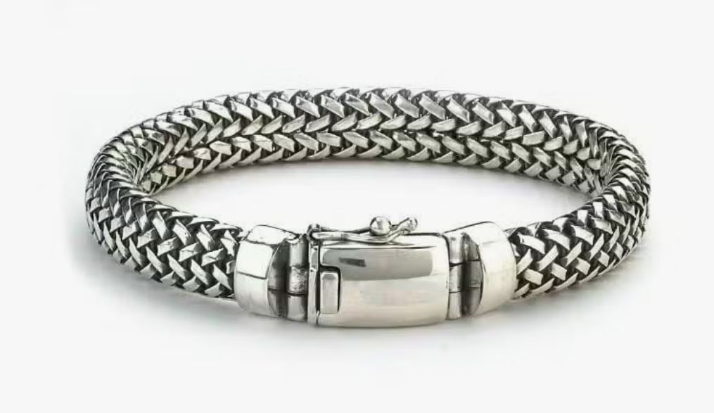 Men's Switchback Bracelet | Sterling Silver