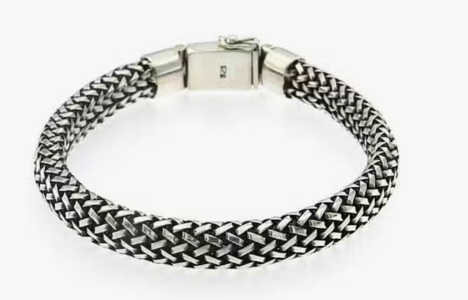 Men's Switchback Bracelet | Sterling Silver